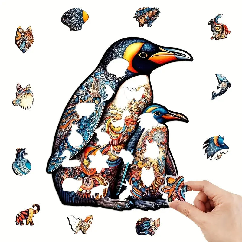 Intrygujące Drewniane Puzzle Craft
