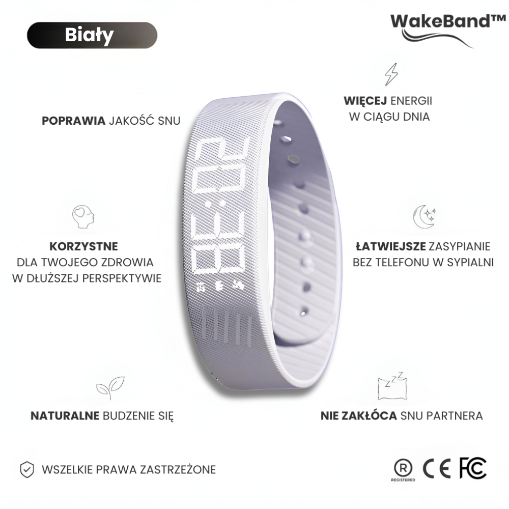 WakeBand™ – Cichy Budzik Na Nadgarstek