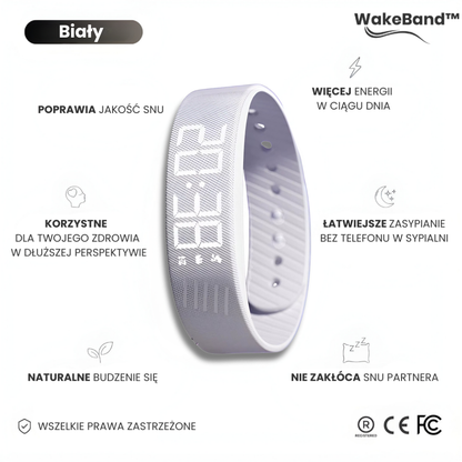 WakeBand™ – Cichy Budzik Na Nadgarstek