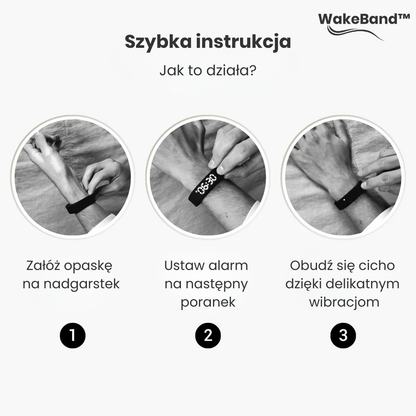 WakeBand™ – Cichy Budzik Na Nadgarstek