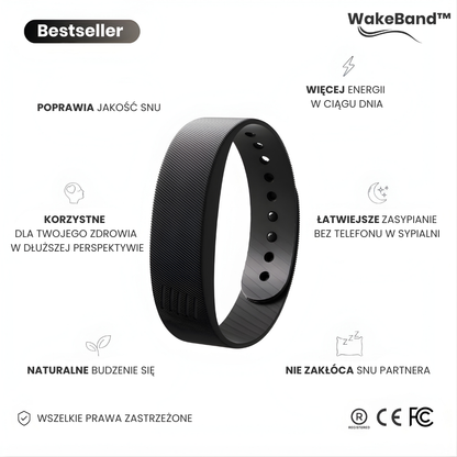 WakeBand™ – Cichy Budzik Na Nadgarstek