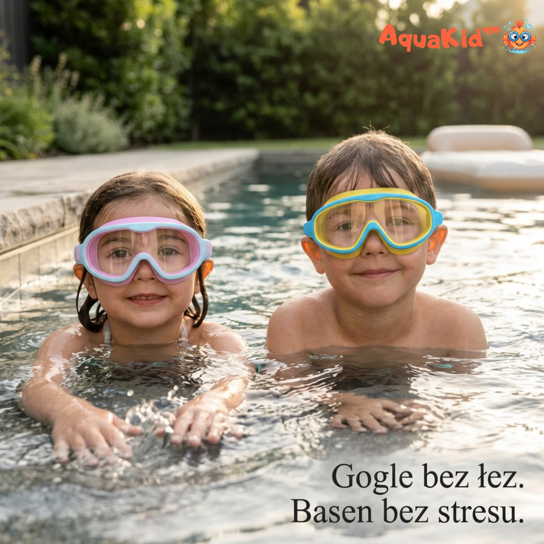 AquaKid™ Gogle bez problemów.