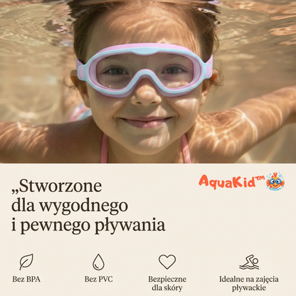 AquaKid™ Gogle bez problemów.